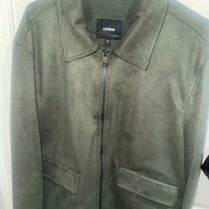Express Men's Forest Green Lightweight Jacket